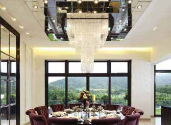 新古典风格华美别墅大型餐厅装潢设计