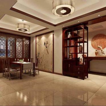 华丽中式风格餐厅设计美图