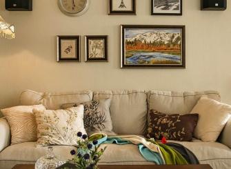 优雅欧式客厅沙发设计效果图