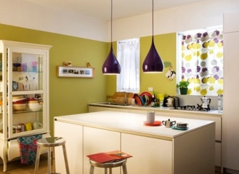 简约时尚设计小户型厨房效果图