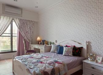 欧式甜美风格卧室设计效果图片
