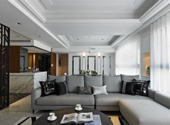 2016现代风格三居室客厅设计装潢