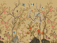 彩画壁画图片