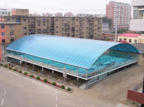 阳光棚图片