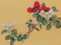 工笔花鸟画图片