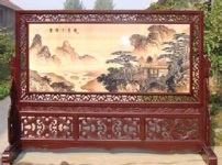 仿古屏风的图片