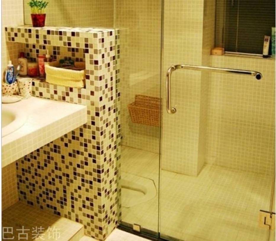 卫生间马赛克瓷砖装修图片-兔狗装修效果图