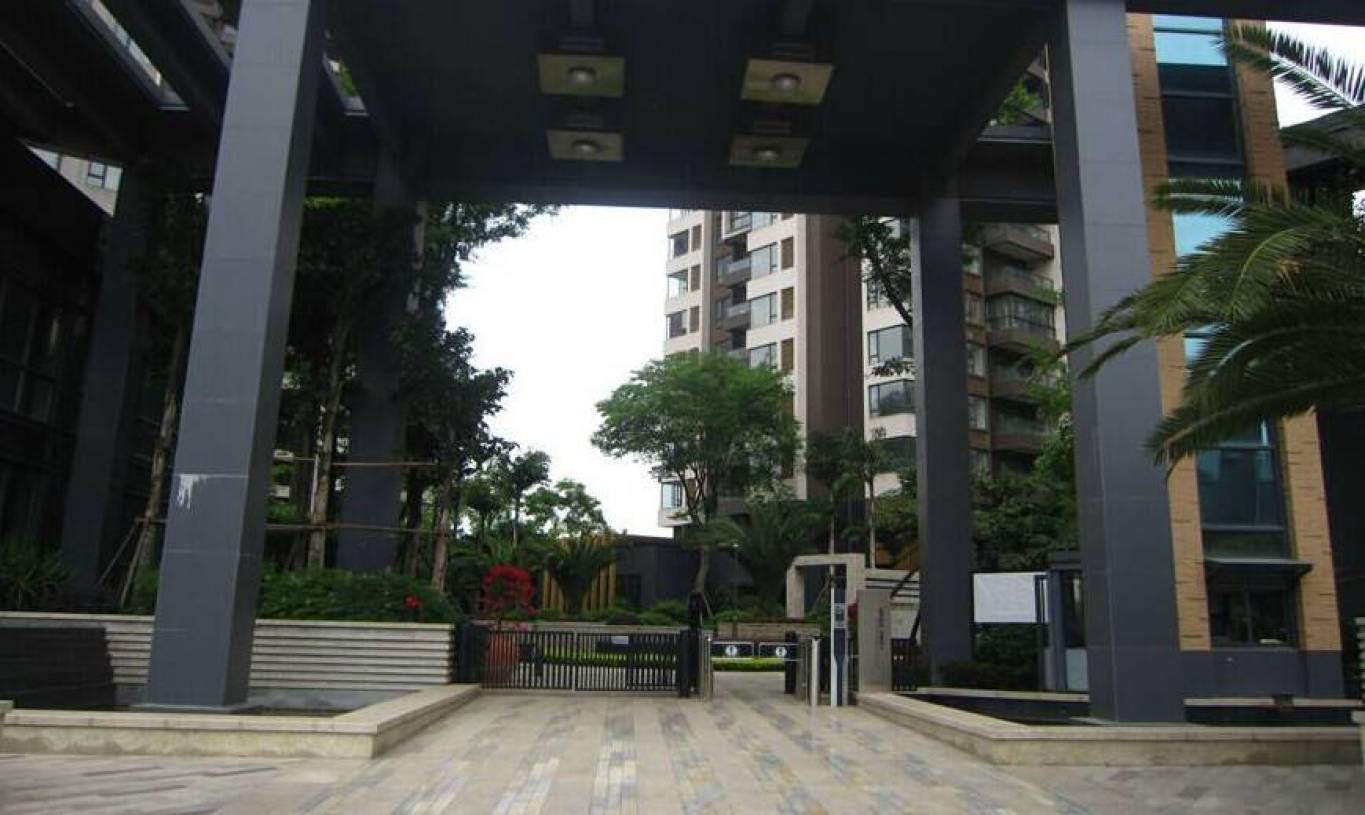 现代风格小区大门图片