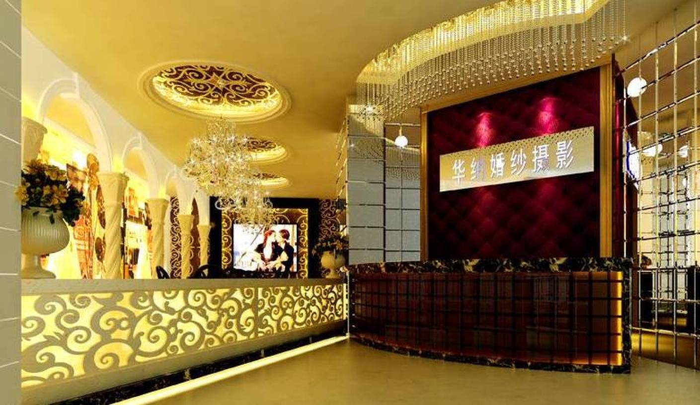婚纱店门面装修效果图_婚纱店装修效果图(3)