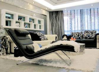 168m²后现代风格客厅吊顶装修图片,后现代风格躺椅图片