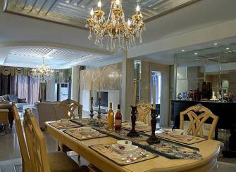 简欧风格餐厅家具图片