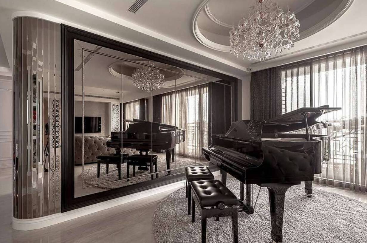 12张别墅设计效果图影音室钢琴区别墅必备休闲套餐