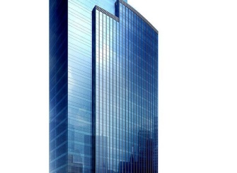 现代风格办公楼外观设计效果图 