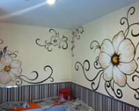 彩绘墙壁设计风格欣赏