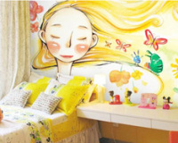 涂鸦墙体画：简单的画笔画出创意的世界
