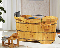 购买实木浴桶的几个小技巧，给偏爱实木浴桶业主的福音！