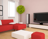 软装搭配：红色家具搭配什么样的窗帘才好看？