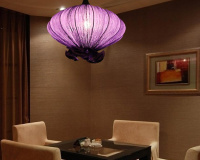 中式风格特色布艺灯饰，这种灯你见过吗？
