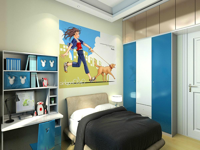 80平两居室装修设计,简约风格能让小房间变大空间!