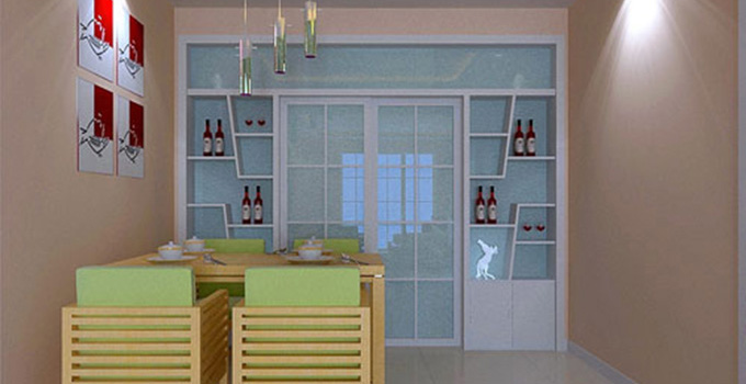 想在厨房做玻璃隔断墙,要如何设计?