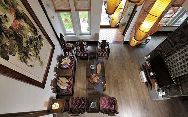 非常传统的中式客厅的设计。