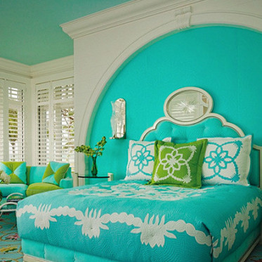 地中海蓝色卧室设计