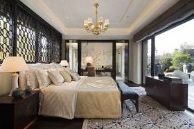 中式与欧式混搭风格古典奢华别墅装潢设计