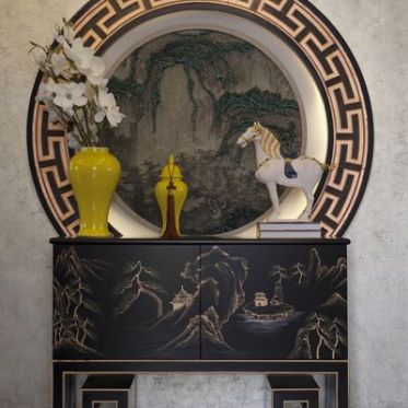 中式风格玄关装饰设计图片