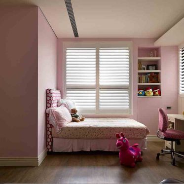 粉色美式浪漫风格卧室装饰...