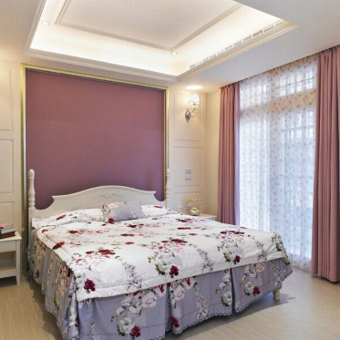 欧式风格浪漫温馨卧室装修...