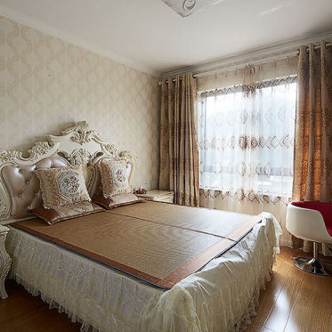 欧式风格卧室窗帘设计图