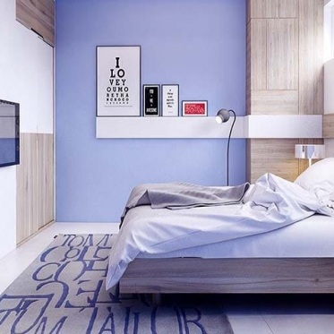 2016现代创意卧室装修图