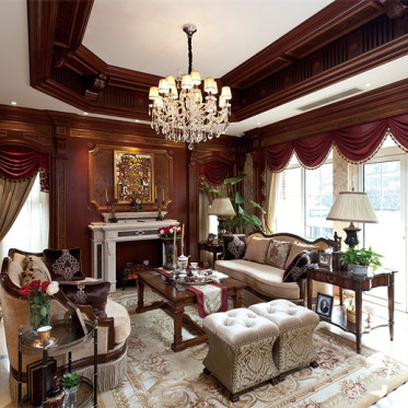 古典奢华雅致欧式风格客厅...