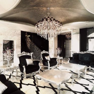 华丽典雅欧式风格客厅装修...