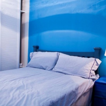 蓝色地中海卧室设计图欣赏