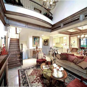 古典美式实用客厅装修设计