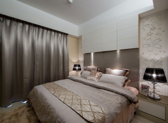 新古典风格灰色高质感卧室装修案例