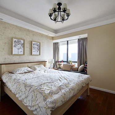 米色卧室简雅清新装修设计