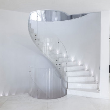 现代通透楼梯设计