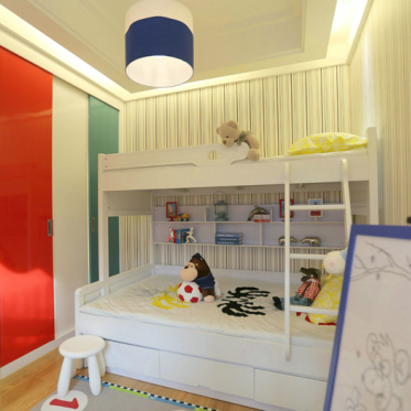 温馨现代儿童房设计