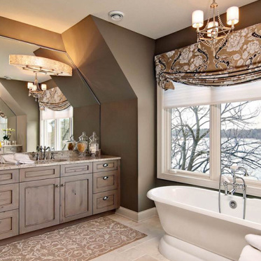 古典美式风浴室柜设计