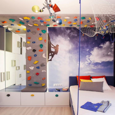 探险风现代儿童房装修设计
