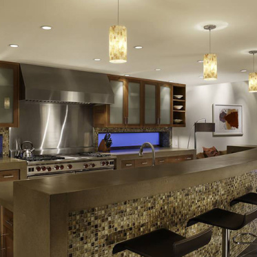 大气现代厨房吧台设计美图