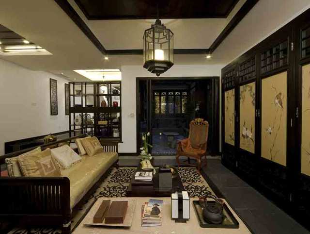 中式古典三居装修设计