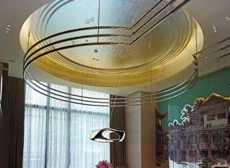 大气精品新古典餐厅整体装修效果图片