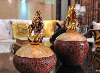 华美精品新古典风格客厅设计效果图
