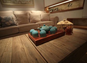 美式休闲客厅装修效果展示