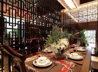 2016红木中式餐厅设计美图欣赏