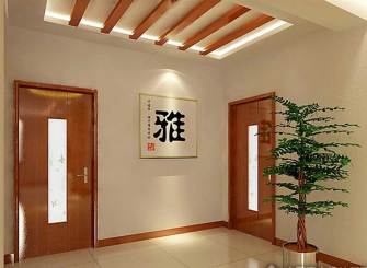 2016典雅大气新中式风格过道装修布置