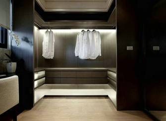 190m²大户型现代简约风格衣帽间装修效果图-现代简约风格家居摆件图片